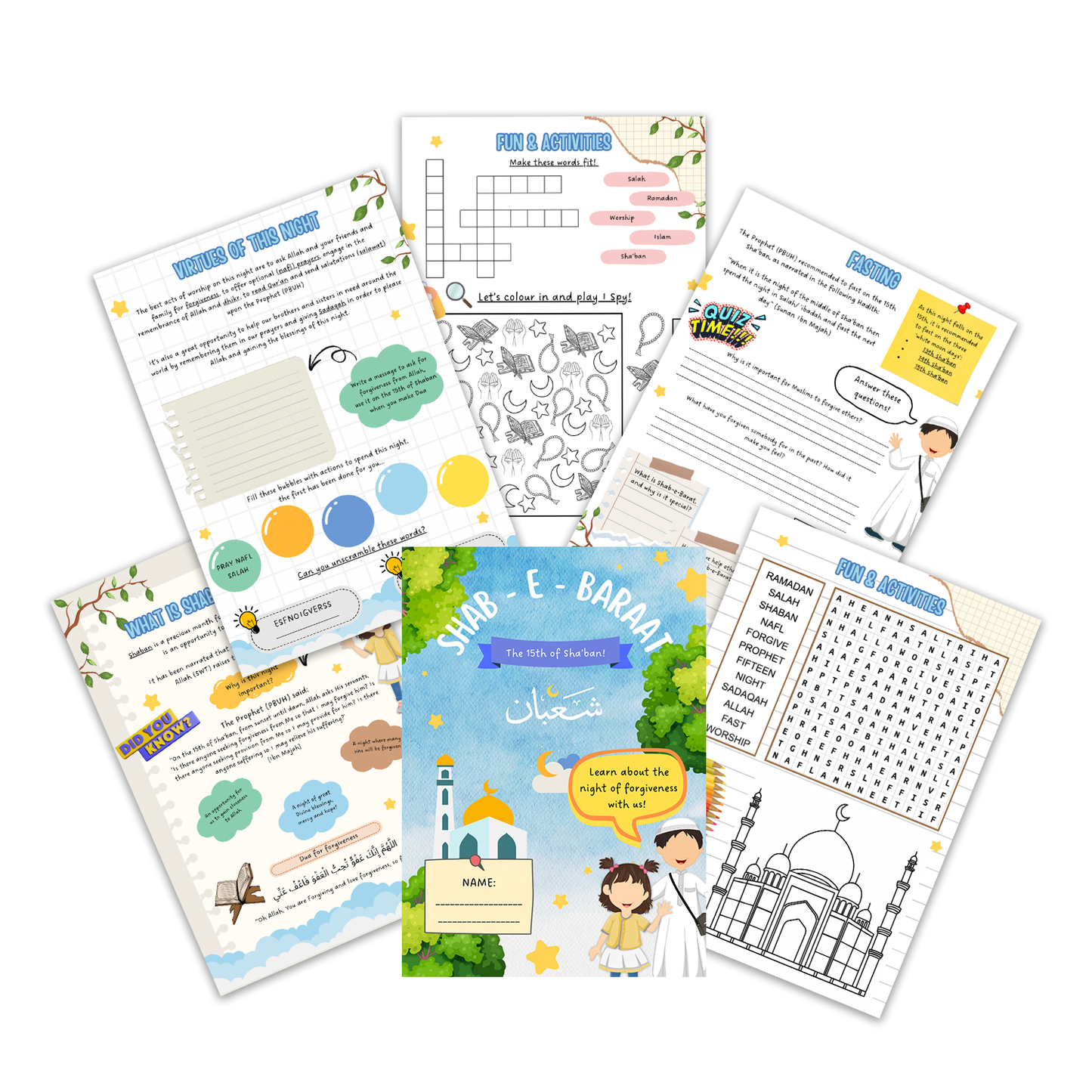 15th Shaban Activity Workbook